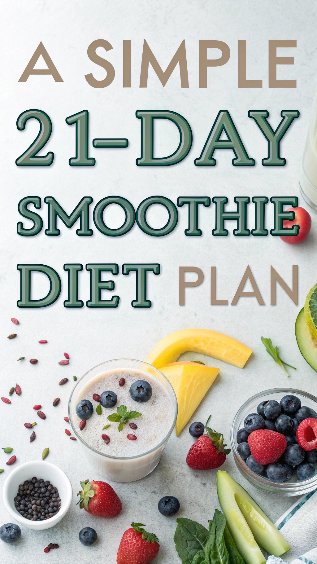 A Simple 21-Day Smoothie Diet Plan