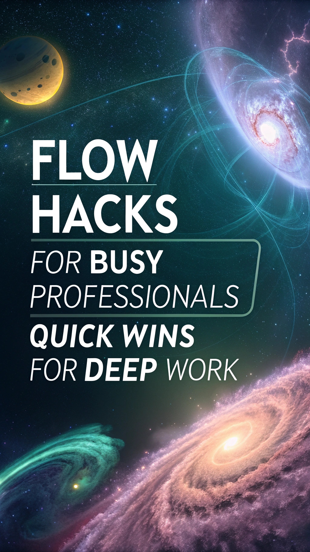 Flow Hacks for Busy Professionals - Quick Wins for Deep Work