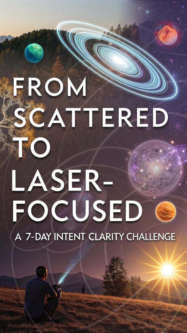 From Scattered to Laser-Focused – A 7-Day Intent Clarity Challenge