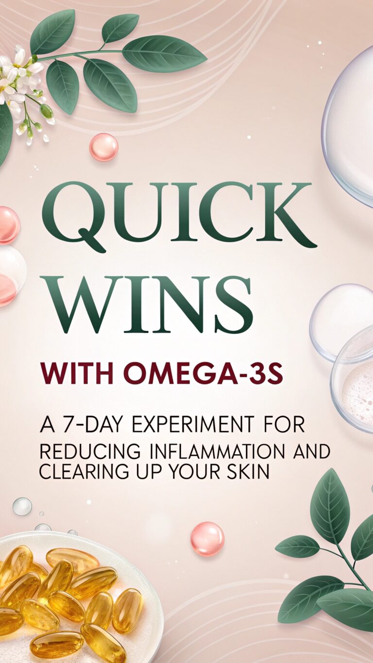 Quick Wins with Omega-3s - A 7-Day Experiment for Reducing Inflammation and Clearing Up Your Skin