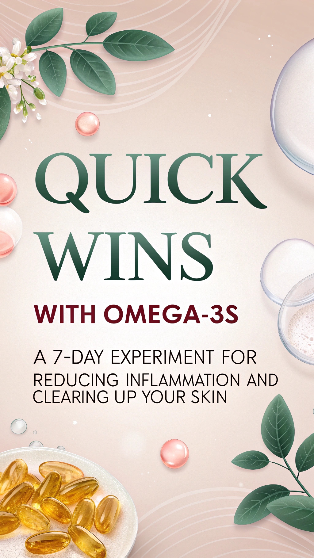 Quick Wins with Omega-3s - A 7-Day Experiment for Reducing Inflammation and Clearing Up Your Skin