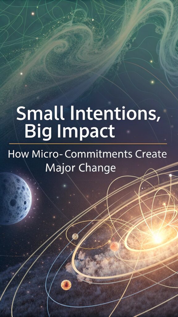 Small Intentions, Big Impact – How Micro-Commitments Create Major Change