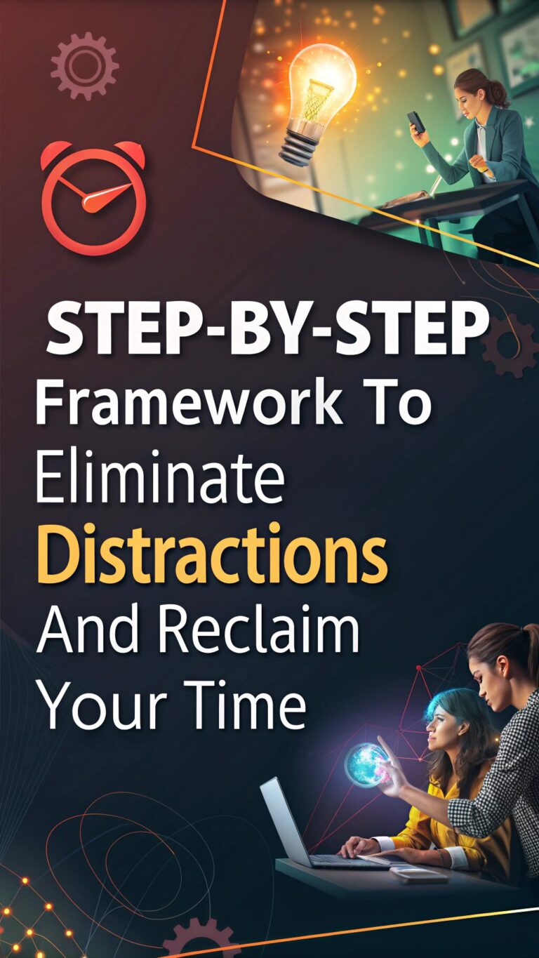 Step-by-Step Framework to Eliminate Distractions and Reclaim Your Time