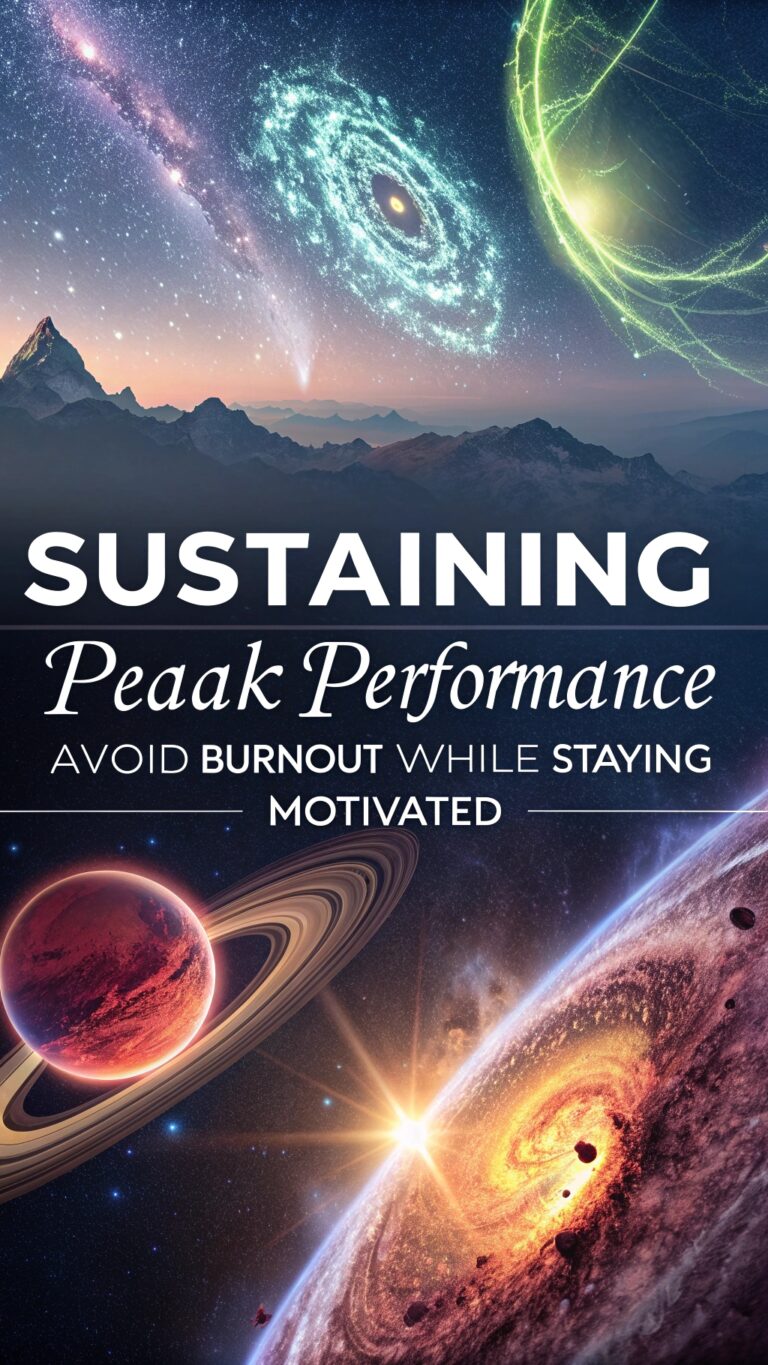 Sustaining Peak Performance - Avoid Burnout While Staying Motivated