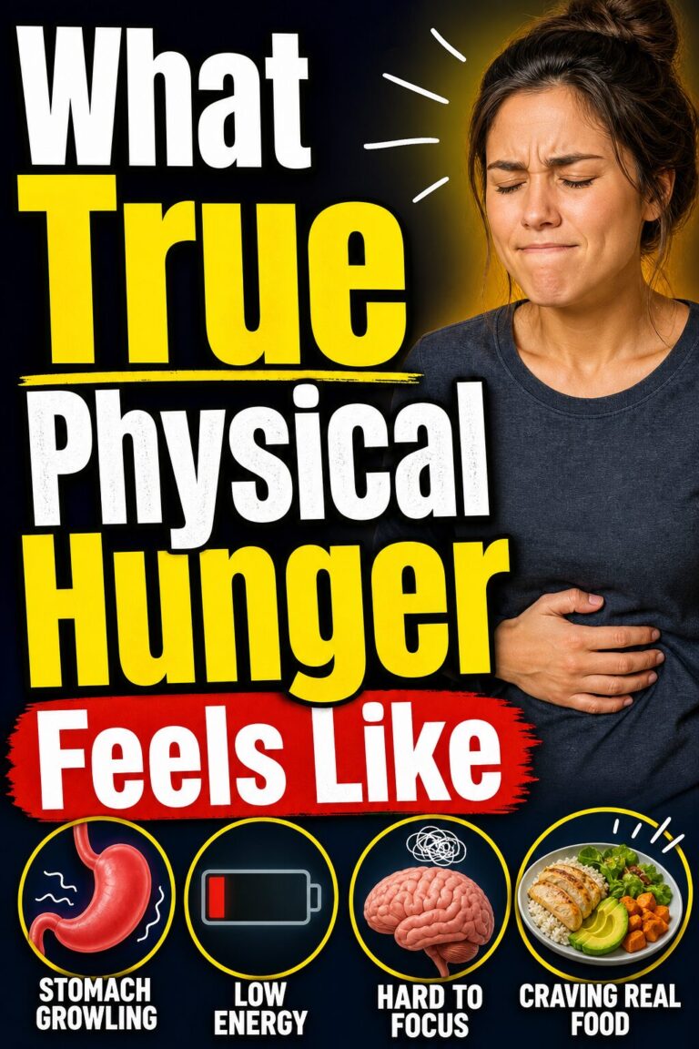 What True Physical Hunger Feels Like – As Opposed to Eating for Other Reasons, Which Make You Fat